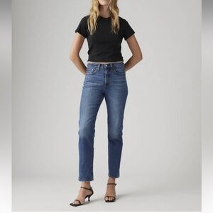Levi’s Wedgie Straight Ankle Jeans- Size 28x26